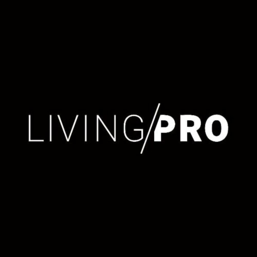 Logo realitnej kancelarie LIVING/PRO