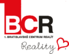 Logo realitnej kancelarie 1.BCR s.r.o.