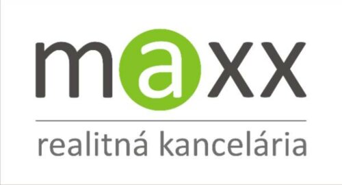 Logo realitnej kancelarie maxx realitná kancelária s.r.o.