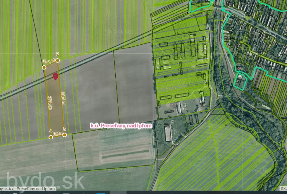 Orná pôda na predaj, Preseľany nad Ipľom-0,69 euro m2, 97758_2