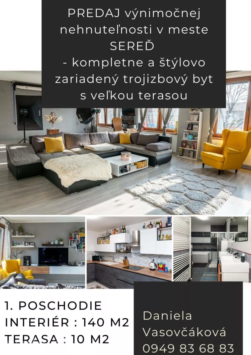 3 izbový byt na predaj 140m2, M. R. Štefánika, Sereď, 111815_0