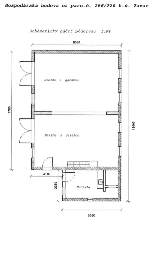 Predám 3-izbový rodinný dom v obci Zavar, 143471_13