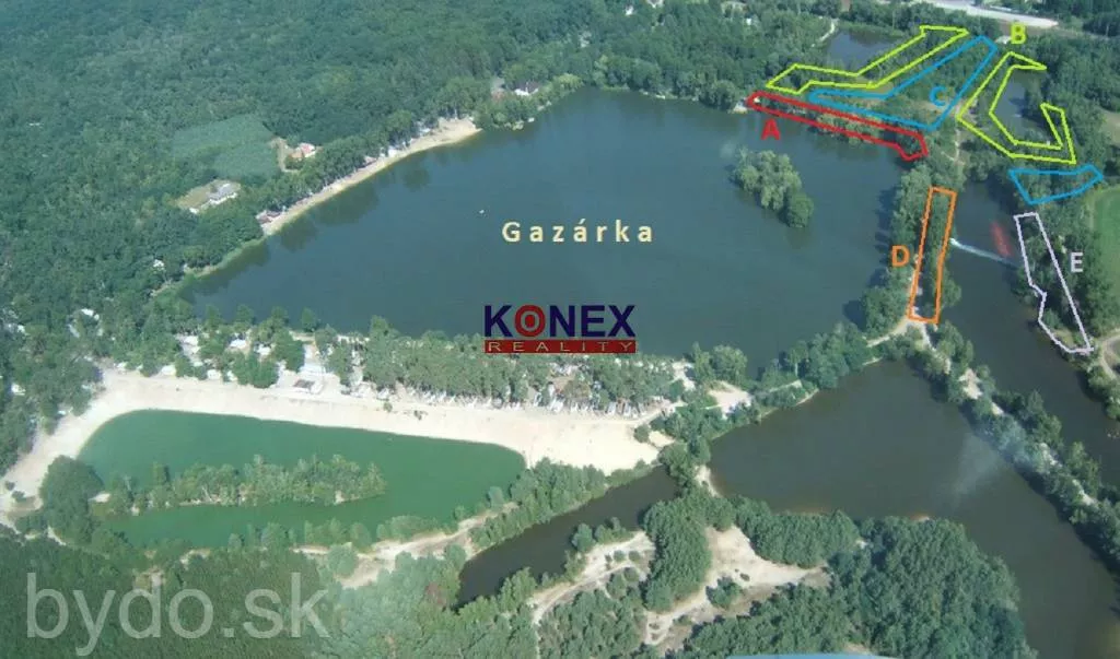 JEDINEČNÁ PONUKA! Rekreačné pozemky Šaštín-Stráže, jazero GAZÁRKA, Zóna A, 150575_0