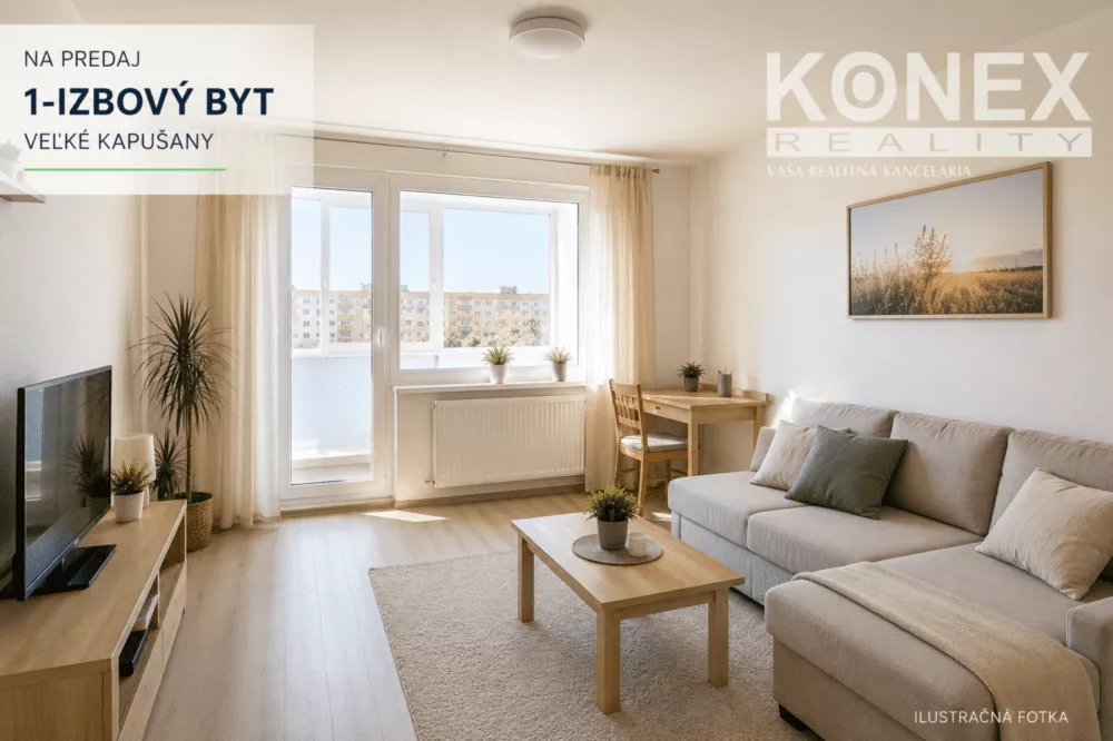 ID-4439 Slnečný 1-izbový byt s balkónom vo Veľkých Kapušanoch, 183928_0