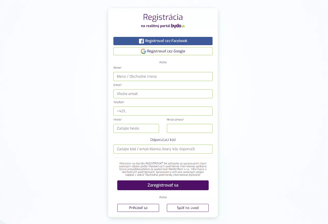 Ako získať eurá za zdieľanie inzerátu -  Registrácia/prihlásenie 626030