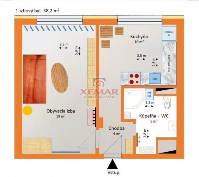 1 izbový byt na predaj 40m2, Bratislava - Ružinov, 97017_14