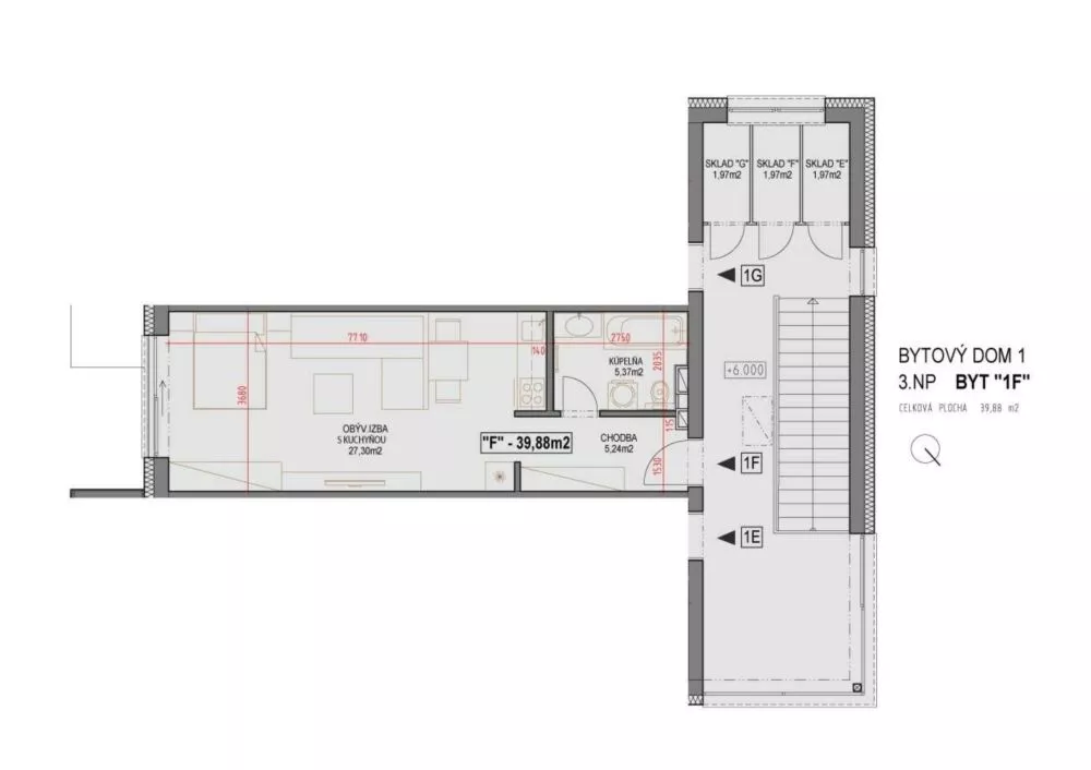 1 izbový byt na predaj 40m2, Kostolište, 112284_0