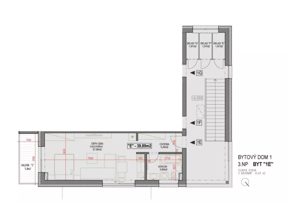 1 izbový byt na predaj 40m2, Kostolište, 112285_0
