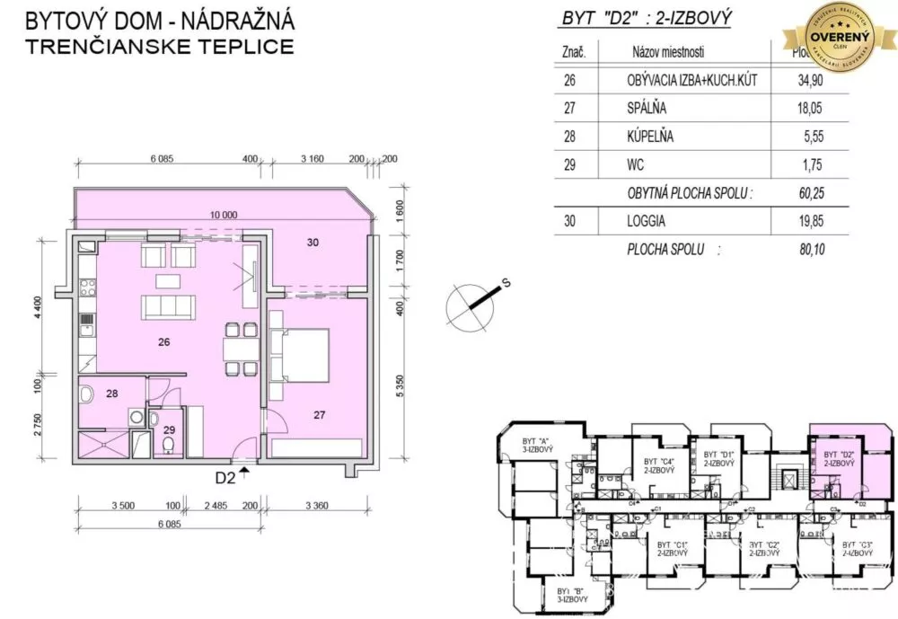 2 izbový byt na predaj 80m2, Nádražná, Trenčianske Teplice, 128615_0
