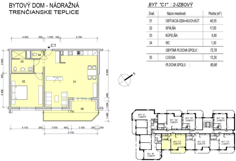 2 izbový byt na predaj 86m2, Nádražná, Trenčianske Teplice, 128626_0