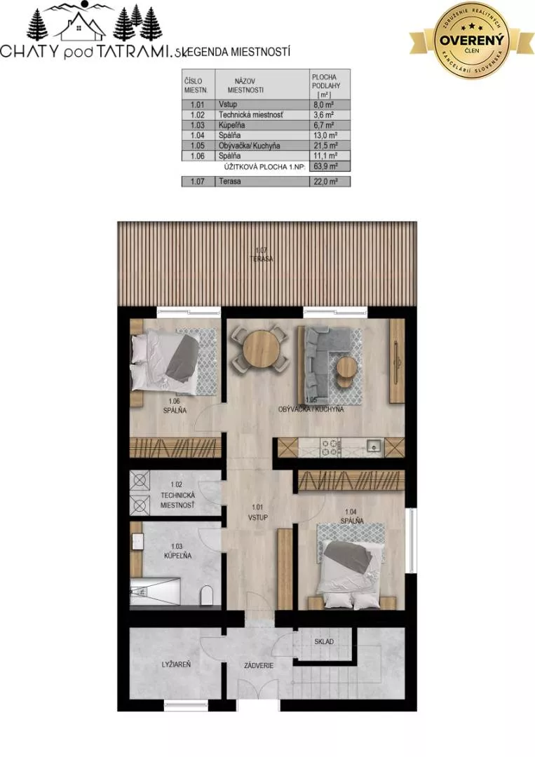Apartmán na predaj 86m2, Mýto pod Ďumbierom, Mýto pod Ďumbierom, 137523_3
