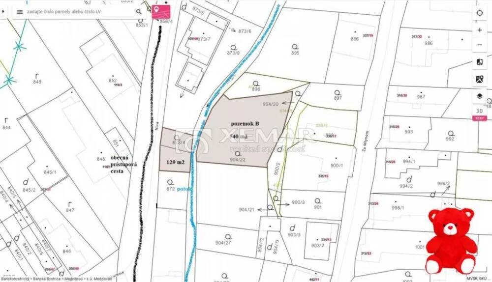 Pozemok pre rod. domy na predaj 669m2, Niva, Medzibrod, 148810_11