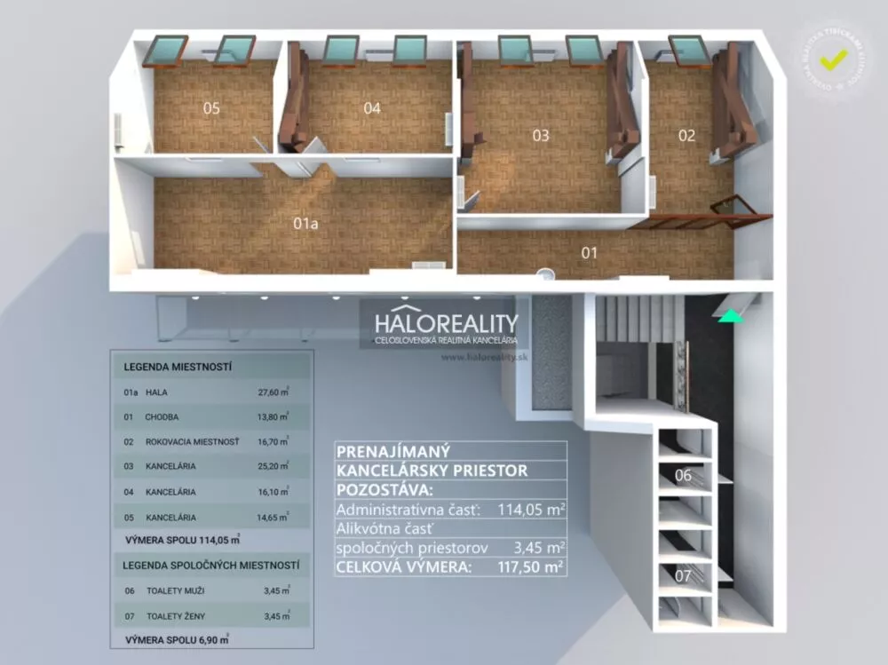 Kancelárie, admin. priestory na prenájom 118m2, Bratislava - Staré Mesto, 150286_0