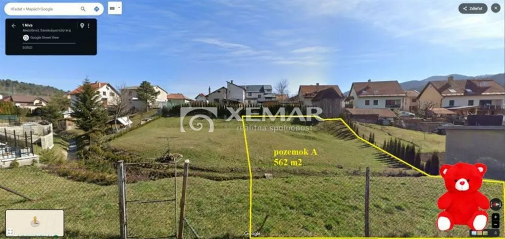 Pozemok pre rod. domy na predaj 562m2, Niva, Medzibrod, 148809_0