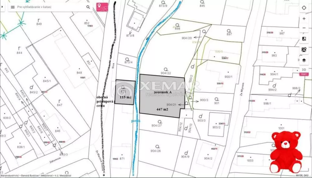 Pozemok pre rod. domy na predaj 562m2, Niva, Medzibrod, 148809_11