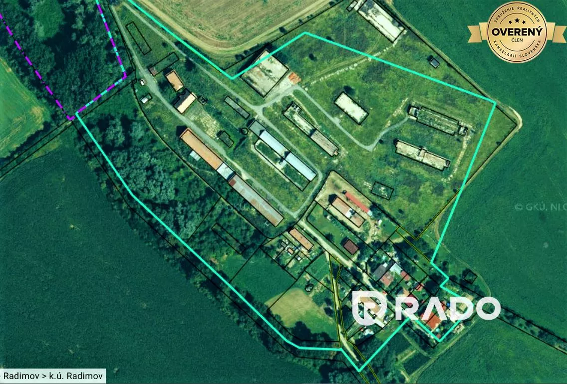 Komerčná zóna na predaj 71610m2, Radimov, 152273_0