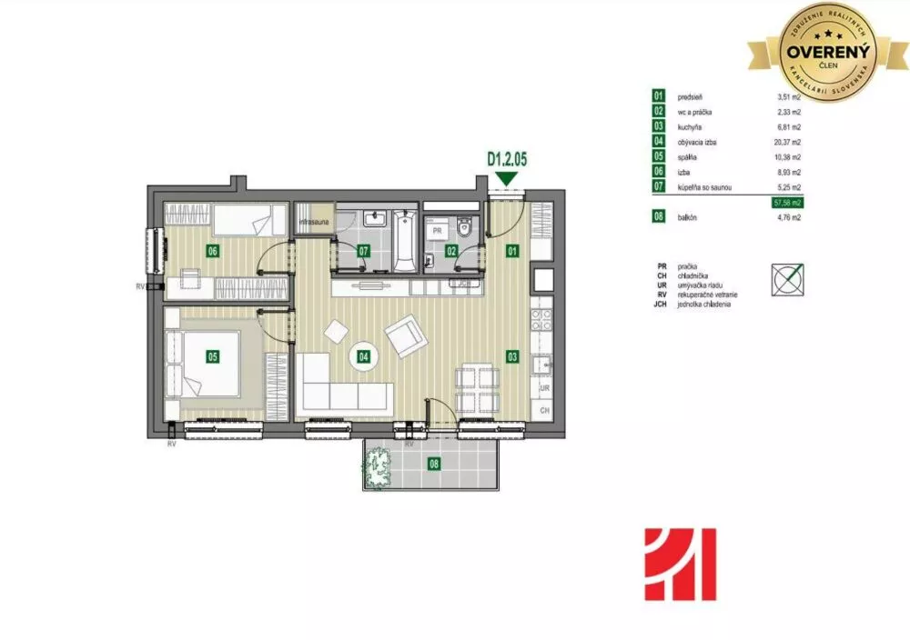 3 izbový byt na predaj 61m2, Limbašská cesta, Pezinok, 152646_0