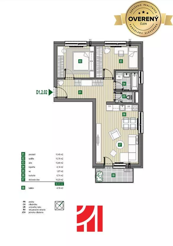 3 izbový byt na predaj 64m2, Limbašská cesta, Pezinok, 152647_0