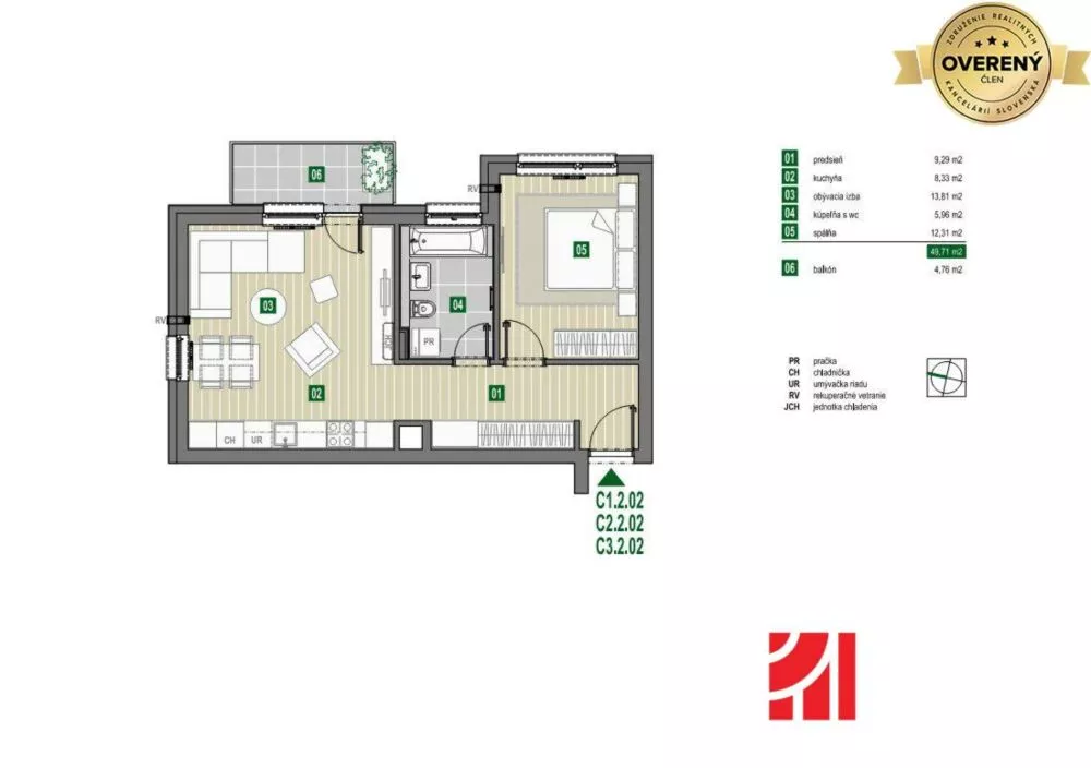 2 izbový byt na predaj 52m2, Limbašská cesta, Pezinok, 152657_0