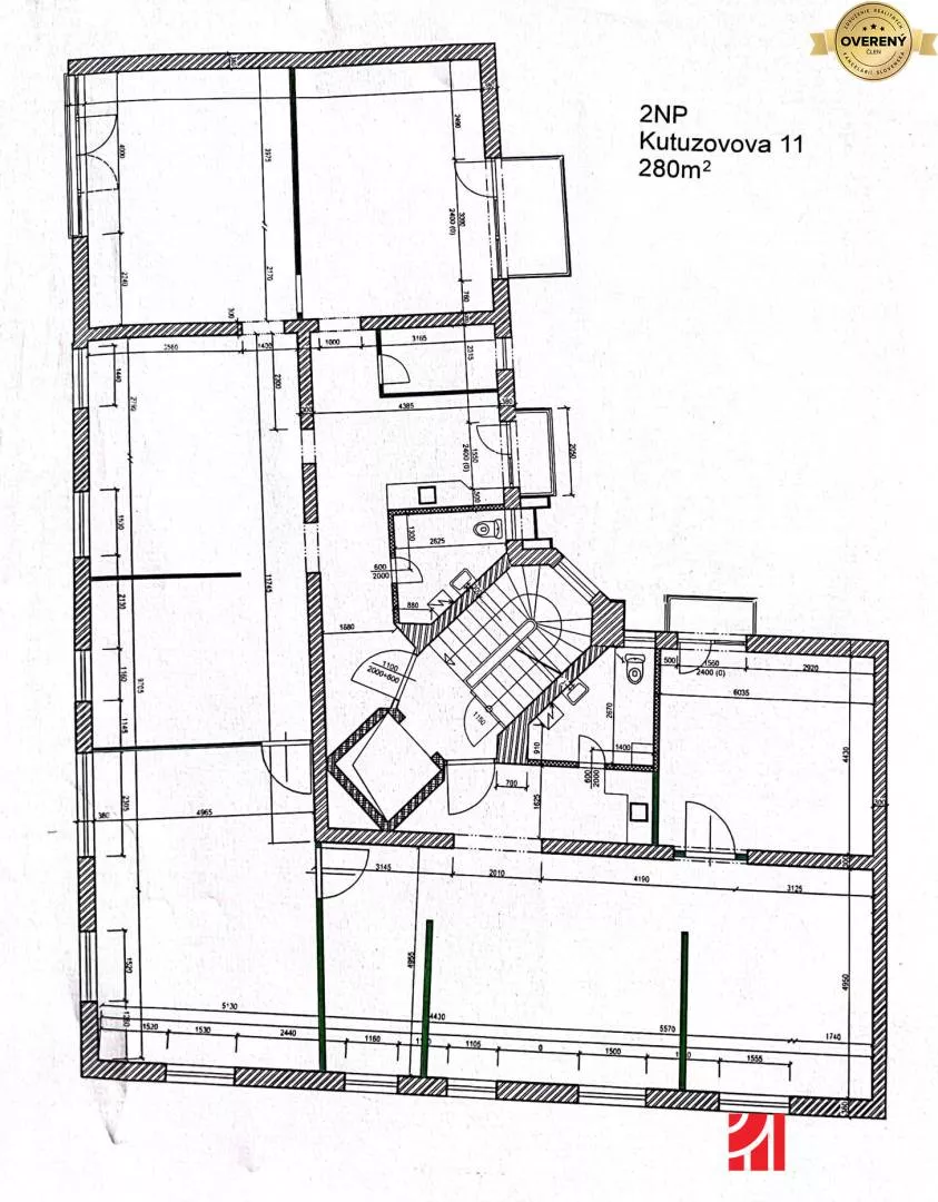Kancelárie, admin. priestory na prenájom 100m2, Kutuzovova, Bratislava - Nové Mesto, 152684_12