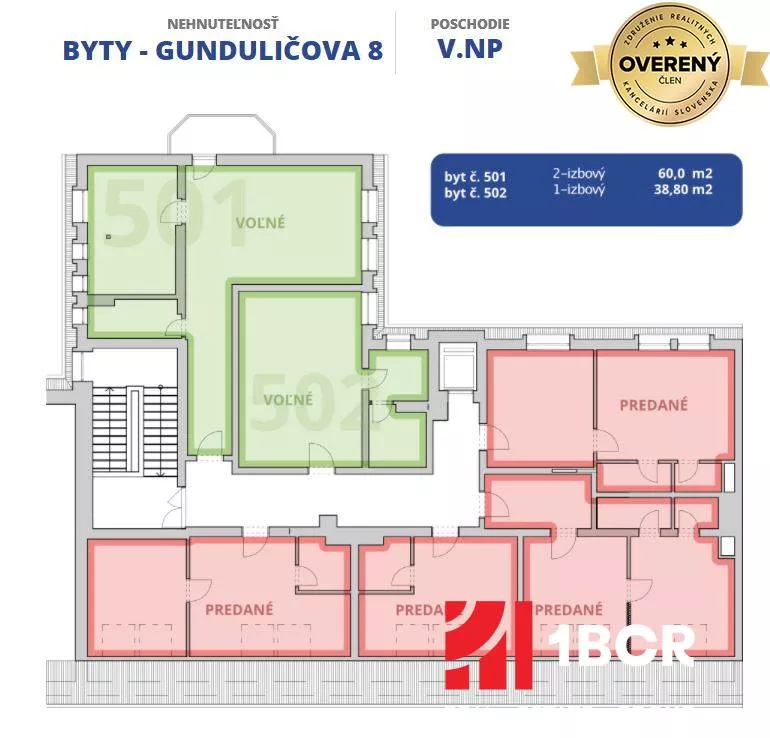 2 izbový byt na predaj 58m2, Gunduličova, Bratislava - Staré Mesto, 152729_14