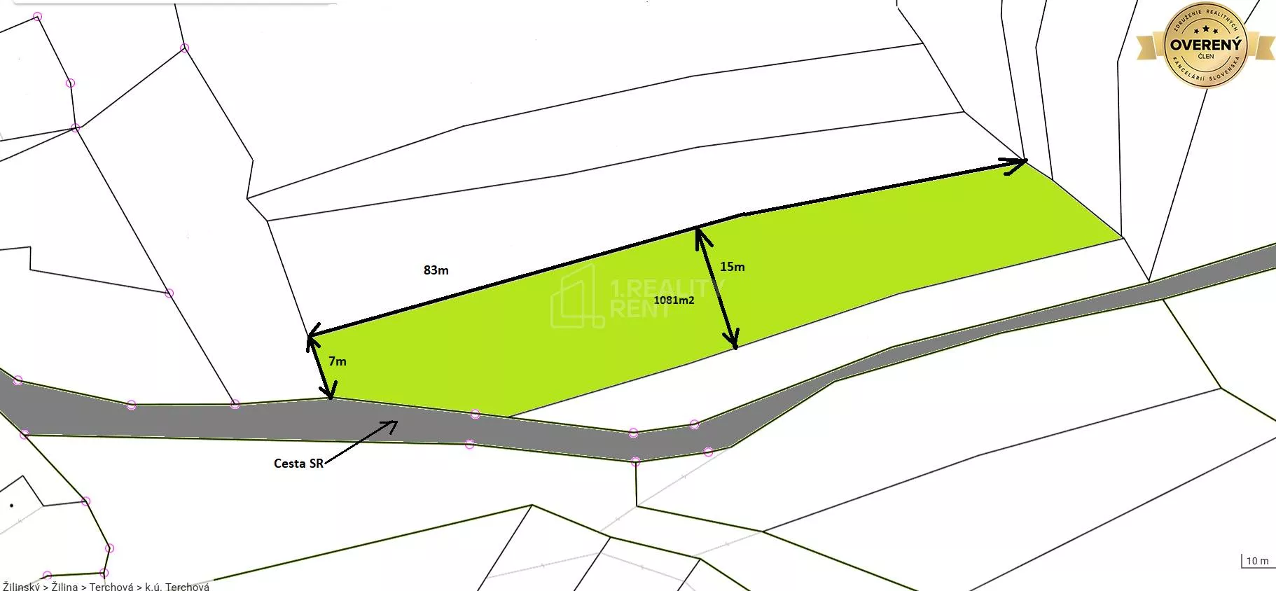 Rekreačný pozemok na predaj 1081m2, Terchová, 153209_7