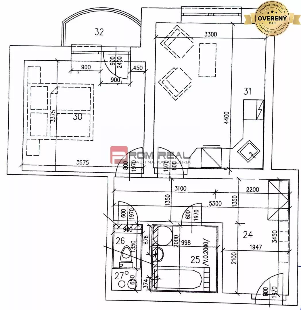 2 izbový byt na prenájom 45m2, Pezinok, 153402_0