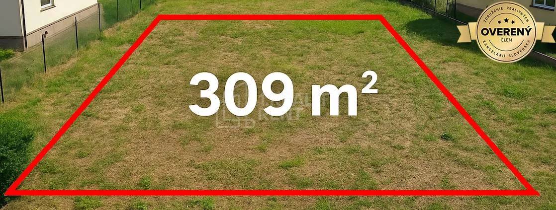 Pozemok pre rod. domy na predaj 309m2, Trnové, 153693_0