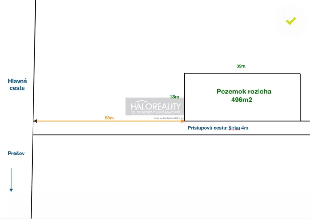 Pozemok pre rod. domy na predaj 496m2, Prešov, 157552_0