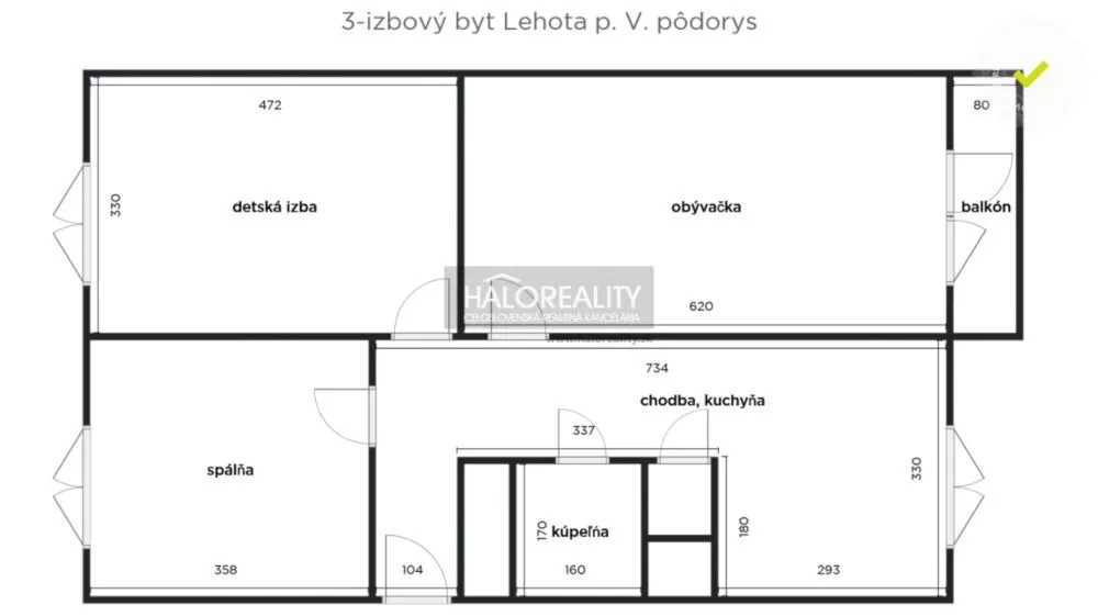 3 izbový byt na predaj 75m2, Lehota pod Vtáčnikom, 157973_6