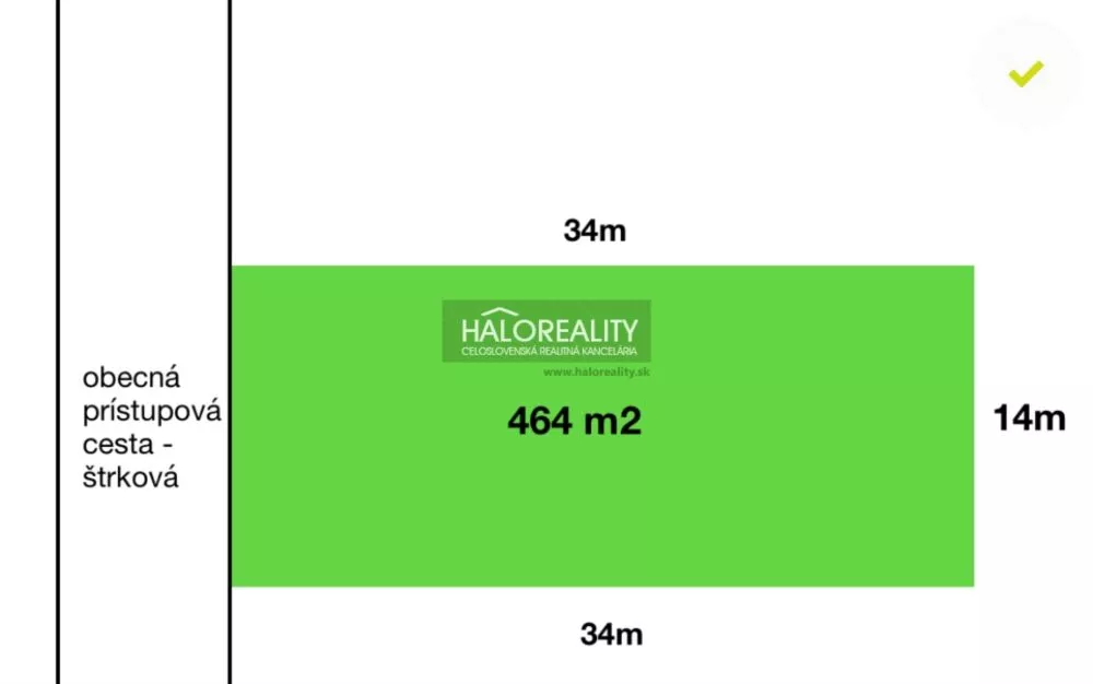 Pozemok pre rod. domy na predaj 464m2, Fintice, 158735_0