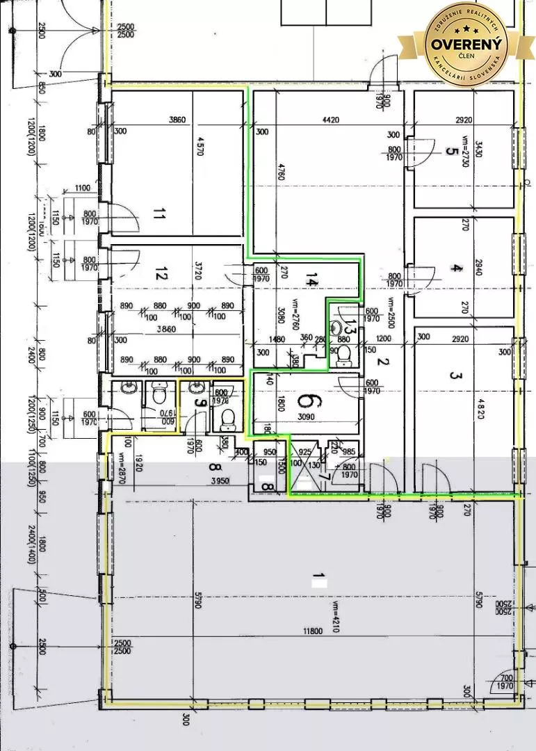 Skladové priestory na predaj 1632m2, Trnava, 158840_6