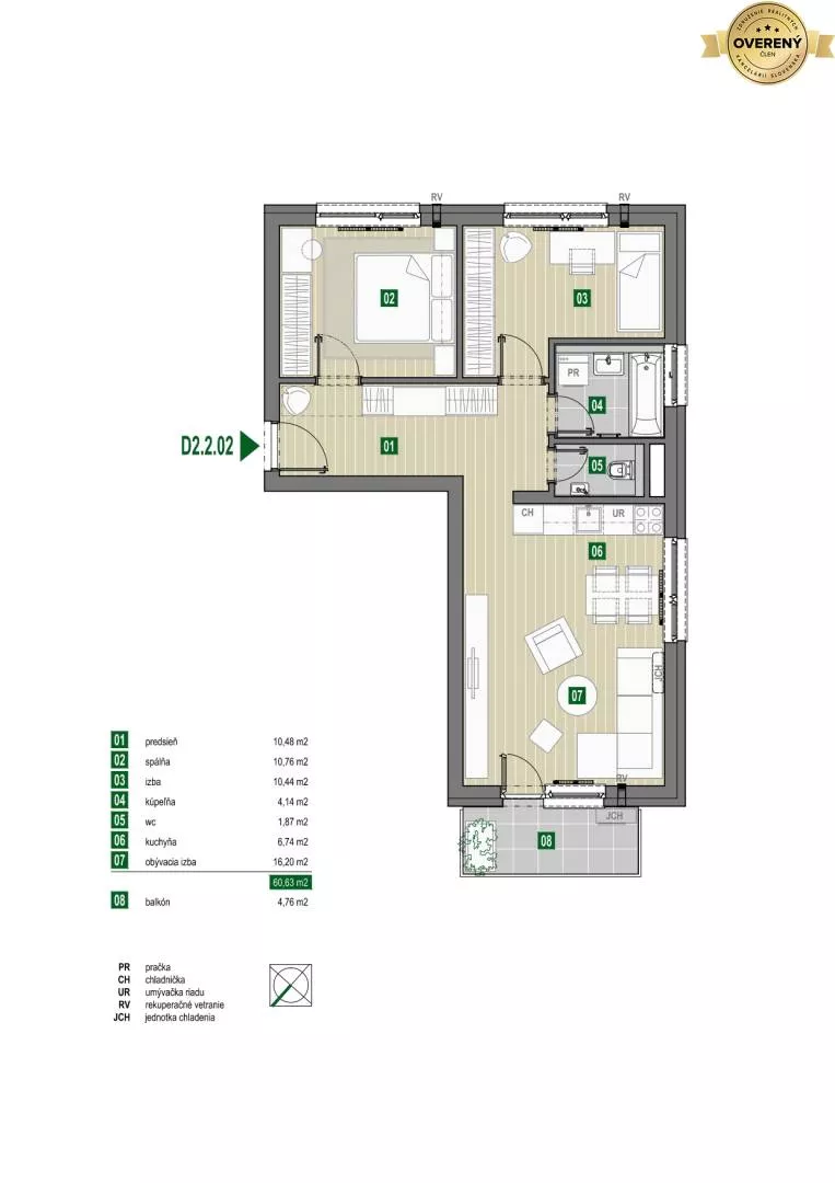 3 izbový byt na predaj 64m2, Pezinok, 159181_1