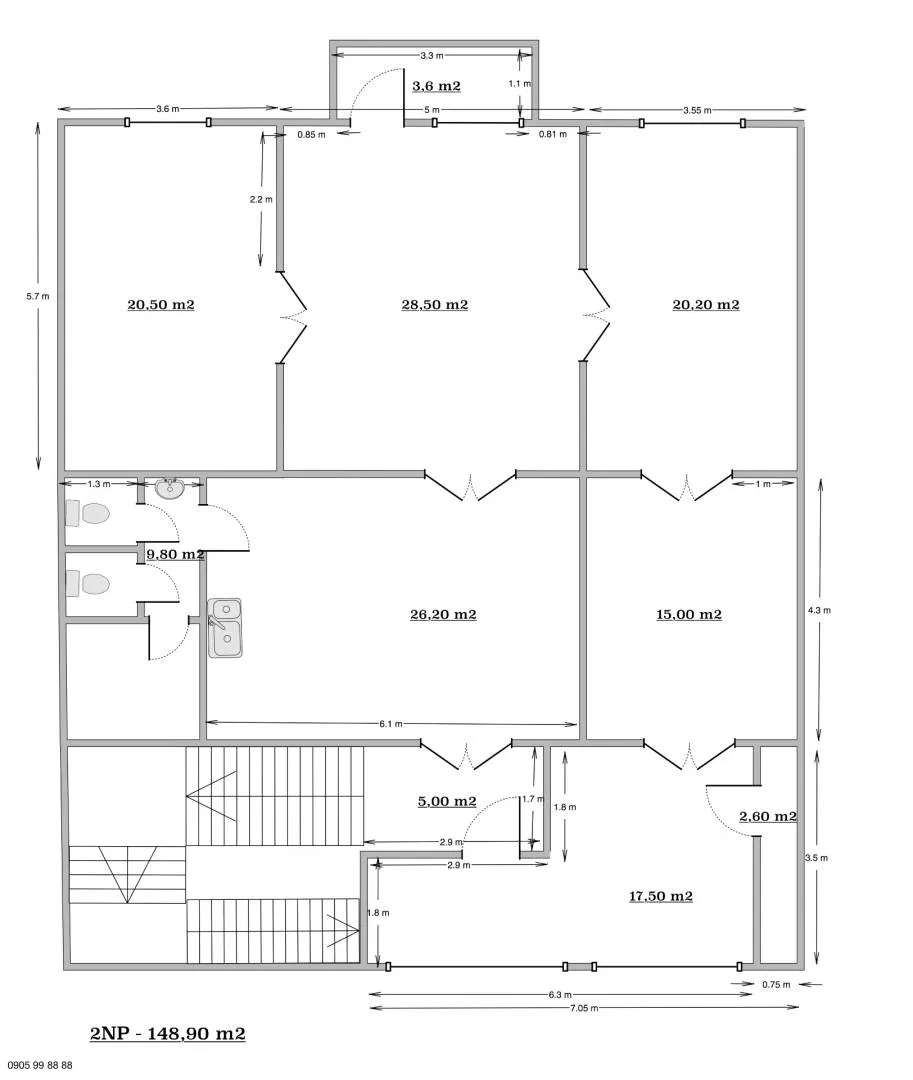 Obchodné priestory na prenájom 180m2, Rooseveltova, Košice - Staré Mesto, 159319_6