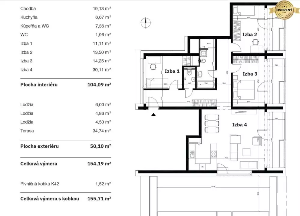 4 izbový byt na predaj 138m2, Račianska, Bratislava - Nové Mesto, 159365_9