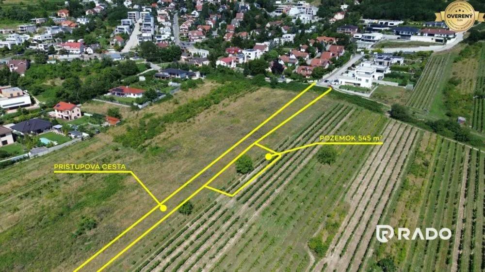Pozemok pre rod. domy na predaj 545m2, Bratislava - Rača, 159380_0