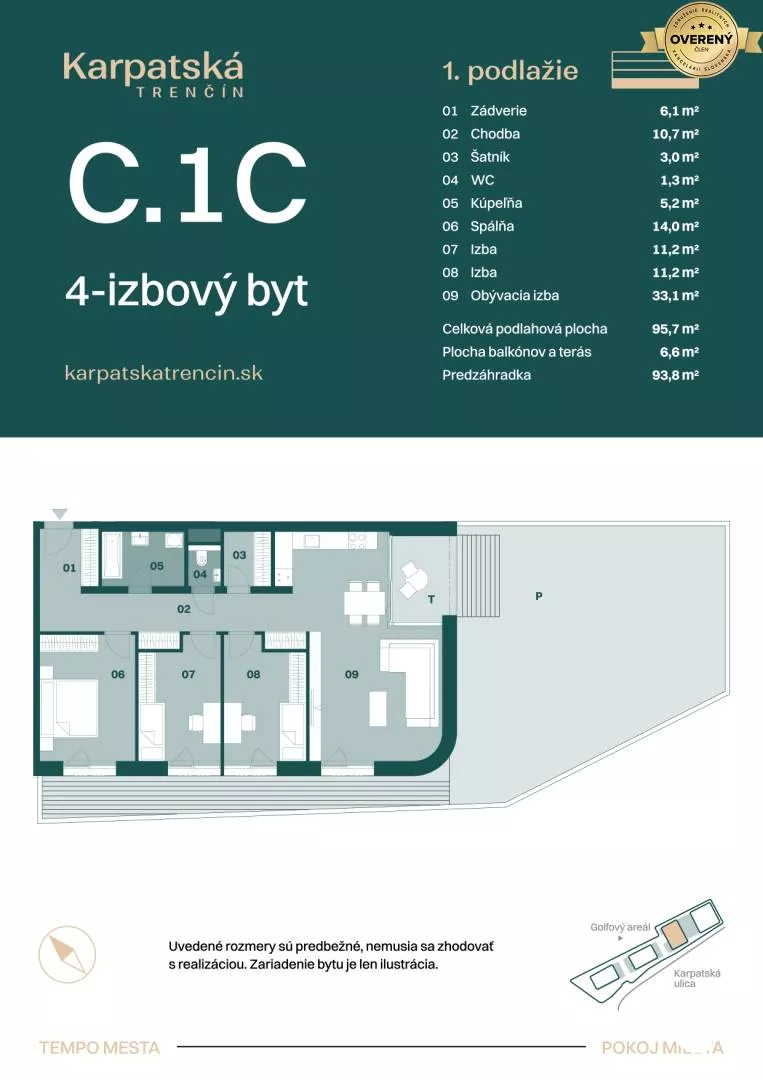4 izbový byt na predaj 96m2, Karpatská, Trenčín, 159461_7
