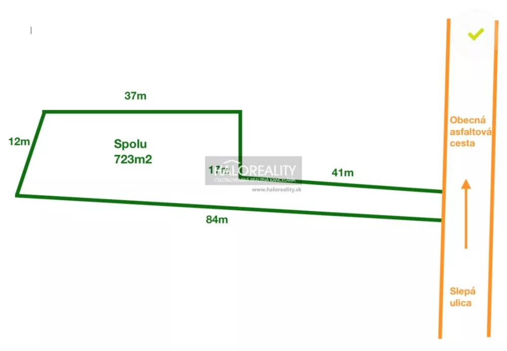 Pozemok pre rod. domy na predaj 723m2, Haniska, 159764_1