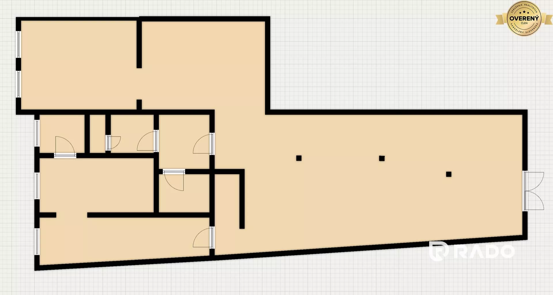 Obchodné priestory na prenájom 187m2, Štúrovo námestie, Trenčín, 159861_4