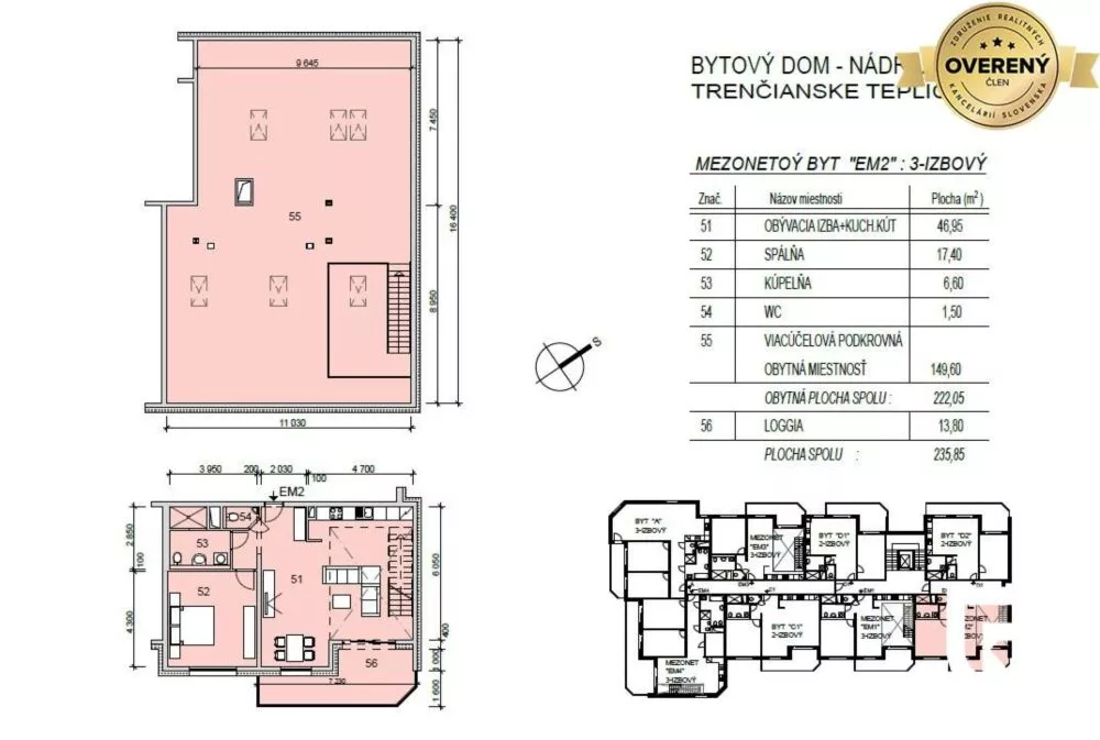 5 a viac izbový byt na predaj 222m2, Nádražná, Trenčianske Teplice, 159893_1