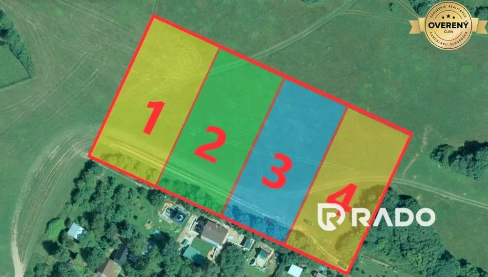 Pozemok pre rod. domy na predaj 2000m2, Sady pod Dedovcom, Trenčianske Teplice, 159899_2