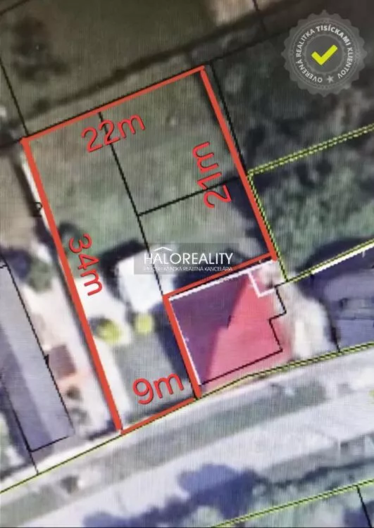 Pozemok pre rod. domy na predaj 613m2, Váhovce, 160367_8