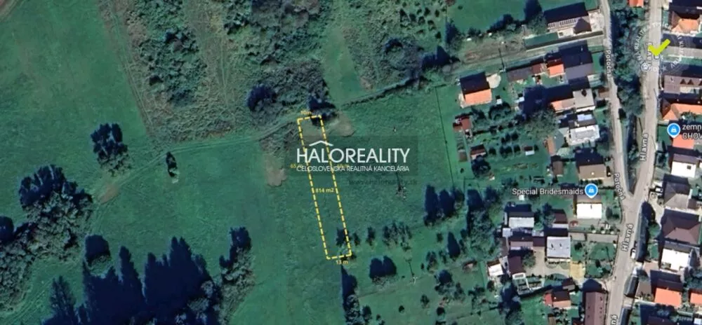 Pozemok pre rod. domy na predaj 814m2, Kamenná Poruba, 160567_1