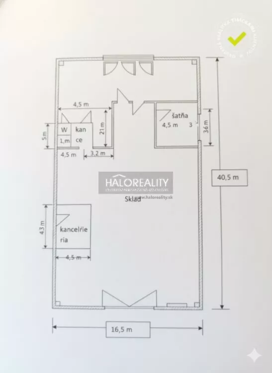 Skladové priestory na predaj 1981m2, Ladomerská Vieska, 160830_12