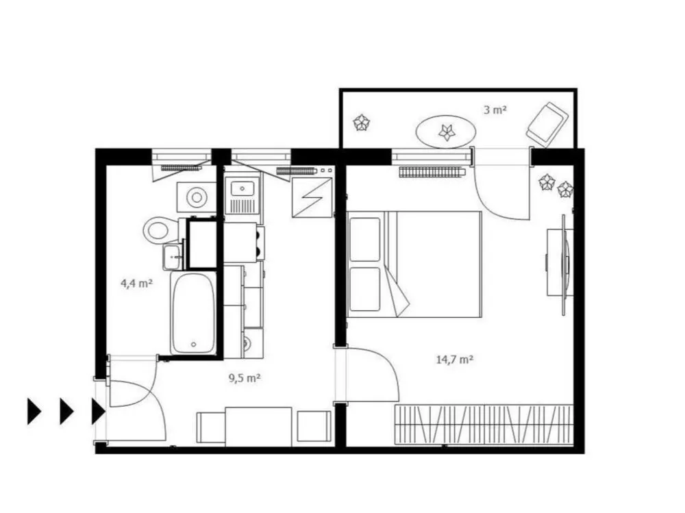 1 izbový byt na prenájom 31m2, Centrum Bratislavská, Holíč, 162654_13