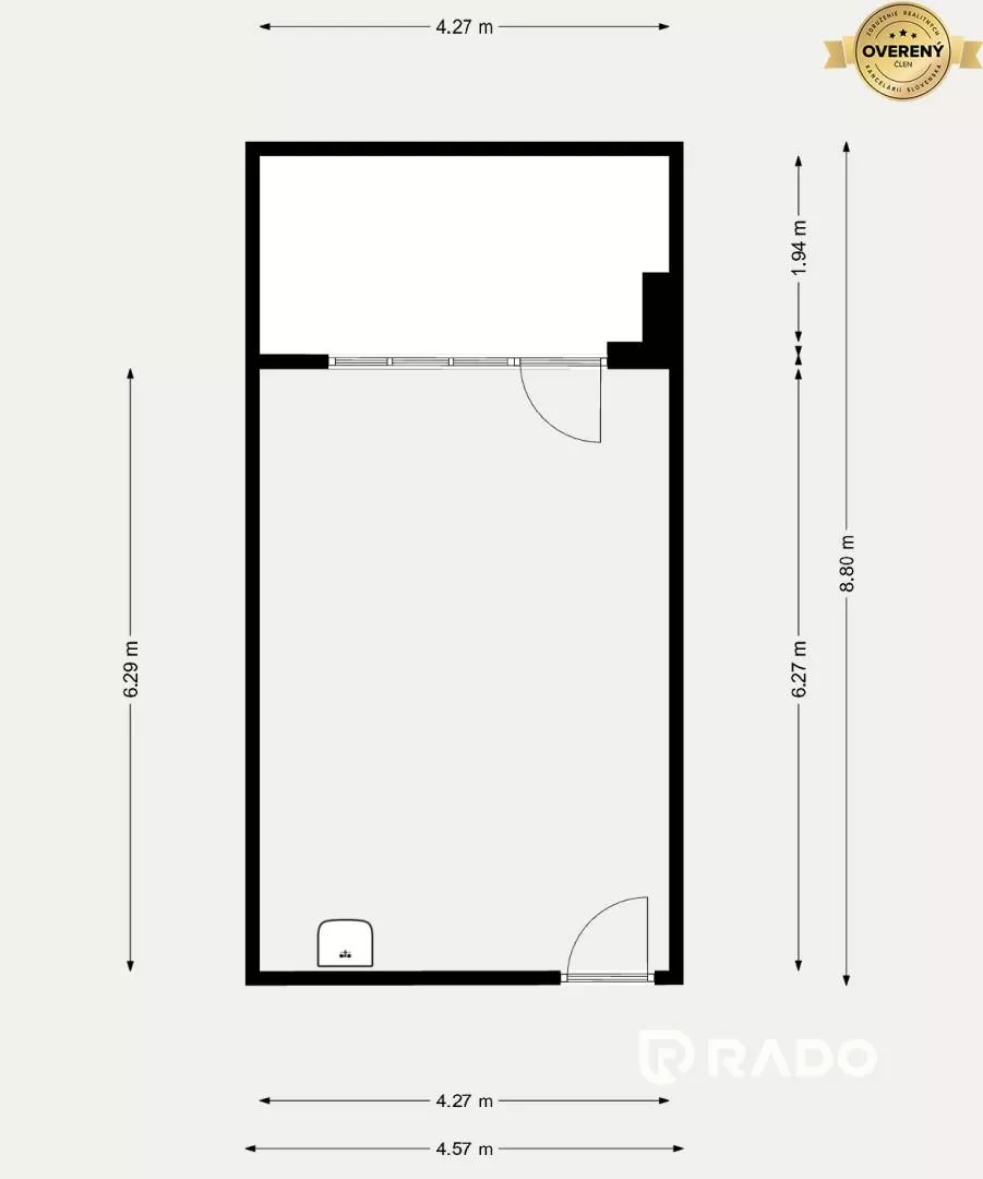 Kancelárie, admin. priestory na prenájom 27m2, Legionárska, Trenčín, 163030_2