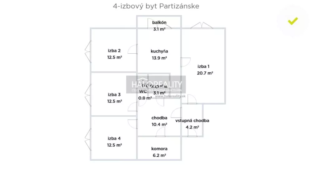 4 izbový byt na predaj 98m2, Partizánske, 163234_19