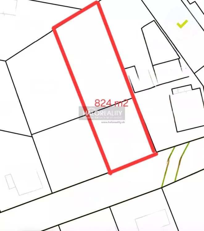 Pozemok pre rod. domy na predaj 824m2, Váhovce, 163852_6