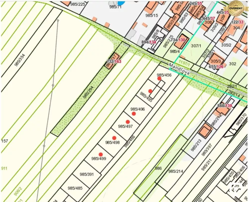 Pozemok pre rod. domy na predaj 4017m2, Mandľová, Bratislava - Jarovce, 164056_0