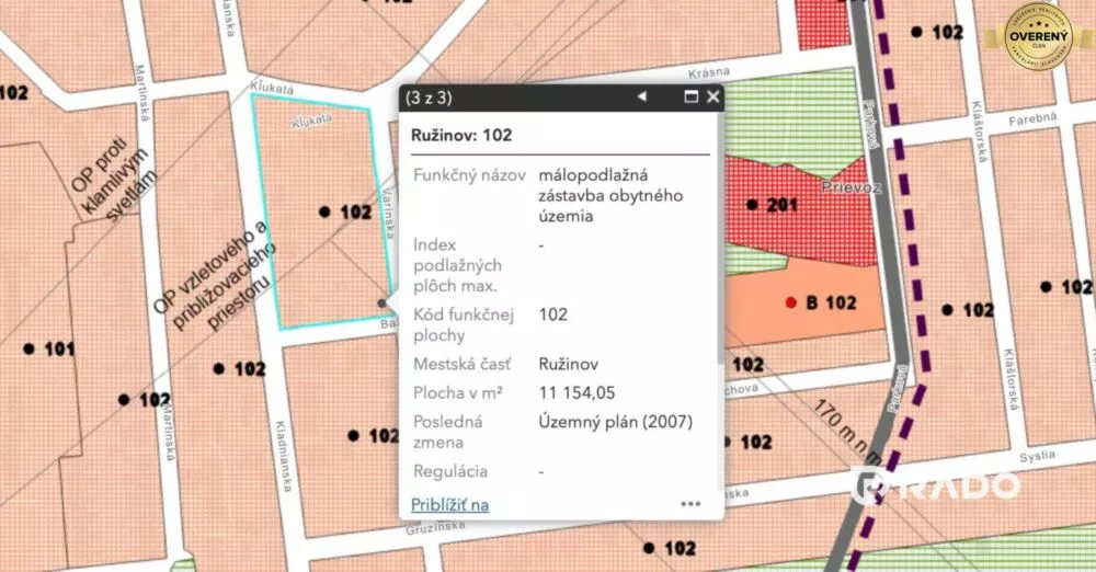 Pozemok pre rod. domy na predaj 220m2, Varínska, Bratislava - Ružinov, 176572_10